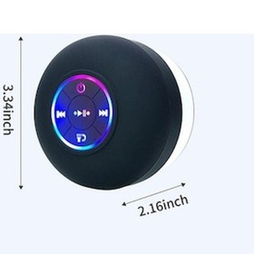 Resim Su Su Ses, Keyfi Ipx4 Su Geçirmez Hoparlör Geeroyoo Bluetooth 5.0 Banyo, 45mm - Dw - Gümüş 