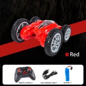 Resim Runjing Uzaktan Kumandalı Dublör Araba, Yüksek Hızlı Uzaktan Kumandalı Dublör Araba Hareketi Indüksiyon Büküm Drift Off-Road Araç Dans Eden Yan Uzaktan Kumandalı Sürüş Araba Oyuncak Çocukl (Yurt Dışından) 