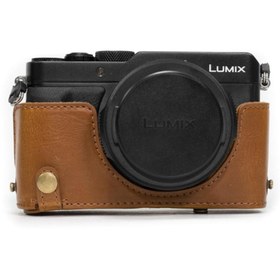 Resim MegaGear MG661 Panasonic Lumix DMC-LX100 Deri Kamera Çantası 