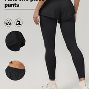 Resim Kadınlar İçin Şeffaf Olmayan Egzersiz Pantolonları - Elastik Bel Bandı, Yan Cepli İki Parça Tasarım, Sıkı Kesim Taytlar Spor Salonu, Koşu, Yoga, Bisiklet için - Tüm Mevsimler İçin Fitness Pantolonları (Elde Yıkanabilir), Esnek Kumaş, Opaque Doku, Spor Estetiği 