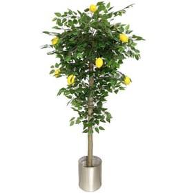 Resim Yapay Limon Ağacı 180Cm Doğal Görünümlü Yapay Ağaç 