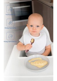 Resim Babyjem Silikon İkili İlk Kaşığım Mocha 
