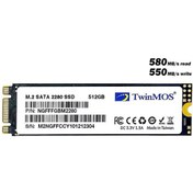 Resim 512 GB TWINMOS M.2 2280 SATA3 580/550 NGFFFGBM2280 