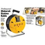 Resim Sgs 2130 Profosyonel Makaralı Uzatma Kablosu 3x1,5 20 Mt 