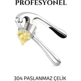 Resim Pileli Store Turk Sarımsak Ezici 304 Paslanmaz Çelik Stella Classic Design 