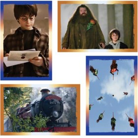 Resim Panini Harry Potter Hogwarts'ta 1 Yıl Sticker Seti 10LU Paket (10'lu Paket= 40 Stciker+ 10 Kart) 