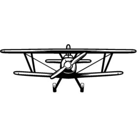 Resim Pervaneli Uçaklar (Tip 10) 25X10 cm 