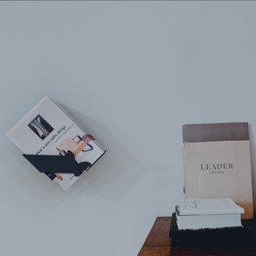 Resim Kelebek Desenli Dekoratif Kitap Rafı 