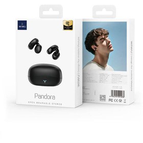 Resim Wiwu T17 Pandora Serisi Stereo Ses Kulak İçi Bluetooth 5.2 Kulaklık - Siyah 