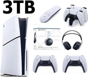 Resim Sony Playstation 5 Slim Cd Edition 3TB +2.Dualsense Kol +Media Kumanda+3D Plus Kulaklık+ Şarj İstasyonu 