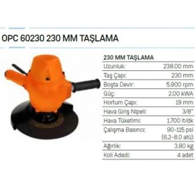 Resim Osaka Opc 60230 230 Mm Taşlama 