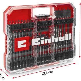 Resim Orijinal Einhell Xl-Case 95 Parça Darbeye Dayanıklı Set (Lokma Anahtarı, Havşa, Durdurucu, Pim Anaht 