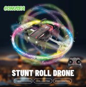 Resim zerzembe BK2 Drone çoklu aydınlatma modları 360 ° döndürme Drone uzaktan kumandalı oyuncak uçak 