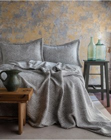 Resim Çift Kişilik Marty Adaçayı Yatak Örtüsü Seti Adaçayı 