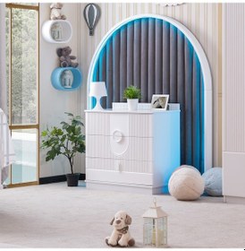 Resim Şifonyer, Vira 3 Çekmeceli Şifonyer - Beyaz 