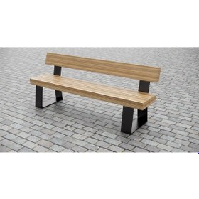 Resim Sırtlı Bank Modeli Ahşap Bank Bahçe Balkon Bankı Ahşap 