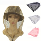 Resim 1 adet Unisex Outdoor Dağcılık Şapkası, Solunabilir Mesh Yüz Kapağı, Erkek ve Kadınlar için Olta Şapkası, Kamp Güneş Koruması, El Yıkamalı, Siyah - %80'den Fazla Tekstil Malzeme 