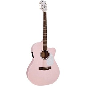 Resim Cort JADE CLASSIC PPOP Akustik Gitar | Pastel Pembe - Open Pore 