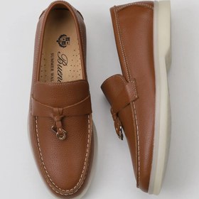Resim Bueno Shoes Taba Flotter Deri Kadın Günlük Ayakkabı 05ws101 