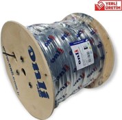 Resim 23AWG PE Dış Ortam Cat6 Kablo 500mt Siyah Onli