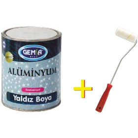 Resim GEMSA BOYA Gemsa Alüminyum Yaldız Endüstriyel Boya 12 Kg 