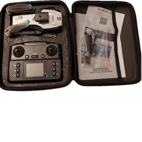 Resim Wirkmarkt D9 Su Geçirmez- (KALİBRASYON GEREKTİRMEZ) Amatör Drone – 4K Ayarlanabilir Elektrikli Kameralı, Fırçasız Motorlu,Ekranlı Uzaktan Kumandalı, Çantalı 