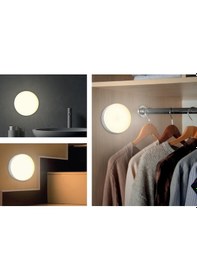 Resim House Pratik Hp91 Şarjlı Hareket Sensörlü Led Lamba Beyaz 