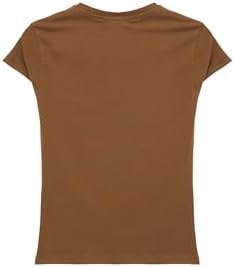 Resim Slim Fit Kısa Kollu Bisiklet Yaka Pamuklu Tişört 