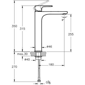 Resim Artema Root Round Çanak Lavabo Bataryası Krom A42707 