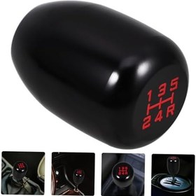 Resim Anneome Manuel Şanzıman Için Vites Topuzu Alüminyum Alaşımlı Vites Topuzu 5 Vites Konforlu Kavrama Şık 