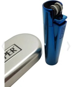 Resim Clipper Metal Çakmak Mavi 