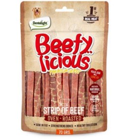 Resim Dentalight Sığır Şerit Köpek Ödül Maması 70 Gr 