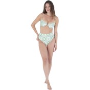 Resim Hurley Mikonos Tab Underwire Top Kadın Yeşil Bikini Üst 