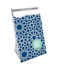 Resim Unutmayınız Kartı Kutulu 9x14cm 60 Yaprak Çizgili + Kareli 6 Lı Paket 3415 
