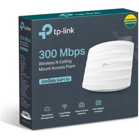 Resim Tp-lınk Omada Eap110 1 Port 10/100 2.4ghz 300mbps 2x4dbı Anten İç Ortam Tavan Tipi Access Poınt Adap 