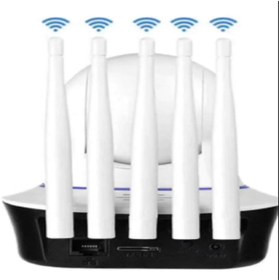 Resim Eworld 5 Antenli Kablosuz Wifi Ip Güvenlik Kamerası, One Size 