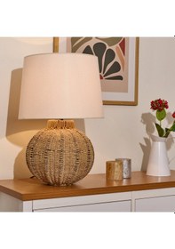 Resim Lighting Borgo Abajur - Kahverengi / Beyaz - 50x30 Cm Çok Renkli 