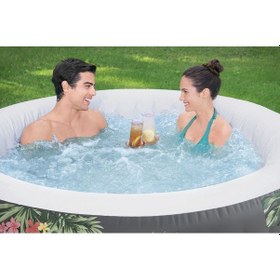 Resim Lay-z-spa 60061 Aruba Signature Airjet Şişme Spa Havuzu, 2-3 Kişilik Gri 