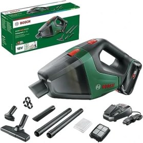 Resim Akülü Elektrikli Süpürge Universalvac 18 (2,5 Ah Akü, 18 Volt Sistem, Kartonda), Yeşil 