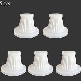 Resim 3 adet-4 adet-5 adet Ev Tipi Araba Vakum Temizleyici Filtre Ağı Kablosuz Elde Taşınabilir Vakum Aksesuarları HEPA Filtre Kağıdı Geliştirilmiş Filtrasyon Etkisiyle 5.5cmx4cmx2.85cm 