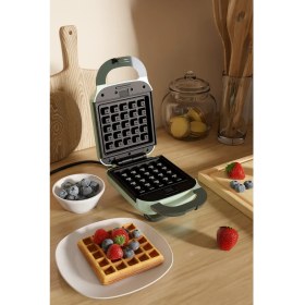 Resim Özbience Çıkarılabilir Yapışmaz Plakalı Tost ve Waffle Makinesi, 5 Ayrı Plakayla 