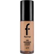 Resim Flormar Invisible Cover Foundation - Fondöten No:100 Medium Beige 30ml 