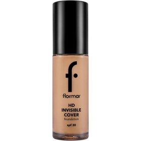 Resim Flormar Invisible Cover Foundation - Fondöten No:100 Medium Beige 30ml 