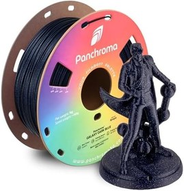 Resim Polymaker Panchroma Galaxy PLA Filament 1,75 mm, Galaxy Koyu Mavi 3D Yazıcı PLA Filament 1kg - Parıldayan 3D Baskı Filamenti, Boyutsal Doğruluk +/- 0,03 mm (0,6 mm Nozul Gerekli) 