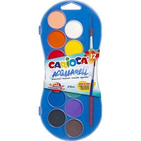 Resim Nessiworld Carioca Sulu Boya 30 mm 12 Renk 