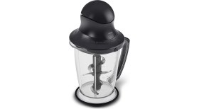 Resim 6 Bıçaklı Doğrayıcı, Buz Kırma, 1000W, Ergonomik, Parlak Siyah 