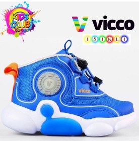 Resim Vicco Vento Phylon Kauçuk Taban Ortopedik Işıklı Çocuk Bot Mavi 