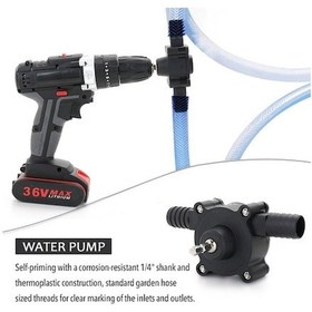 Resim Diğer Taşınabilir Elektrikli Matkap Pompası - Su, Yağ Ve Diğer Sıvı Transferi İçin 