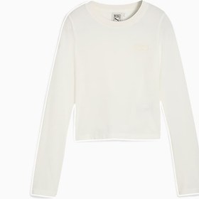 Resim PUMA x ROSÉ Kadın Uzun Kollu Tişört 