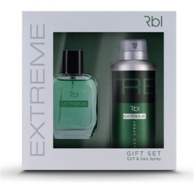 Resim Rebul Extreme EDT Erkek Parfüm 100 ML (50+50) + 150 ML Deodorant Seti 